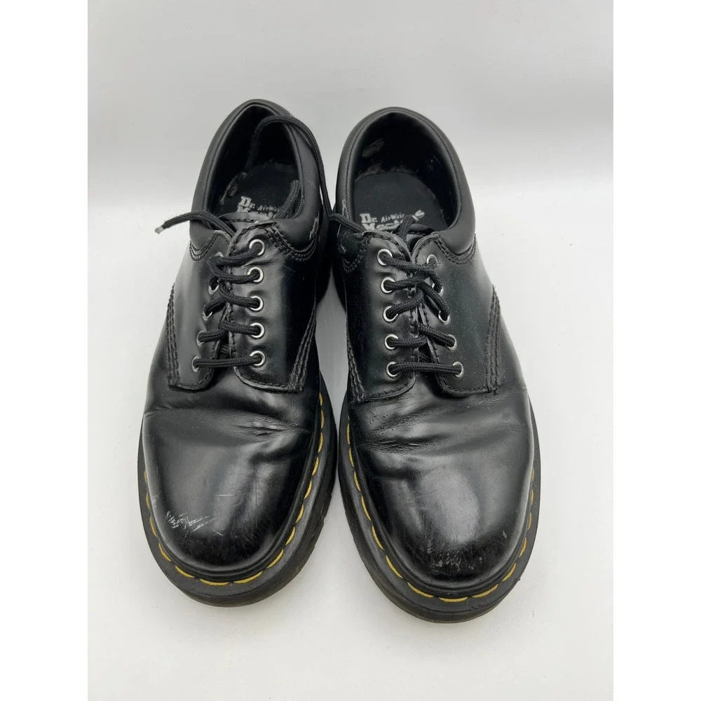 Dr. Martens 8053 Bex Black Smooth Leather Platform 5-Eye Oxford Shoes Mens 7